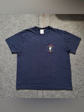 OVO Octobers Very Own Mens Autonomous Money Pocket T Shirt Sz L Navy